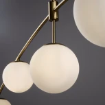 Потолочная люстра на штанге Freya Hanger FR5443CL-04BS (220V, шарики)