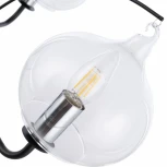 Потолочная люстра на штанге Arte Milano Napoli-321007 321007/3 BK.CR (220V, свеча)