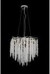 Подвесная люстра Aployt Paulina APL.848.13.10 (220V, хрусталь, на тросе, ветки)