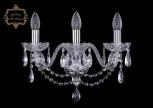 Бра Art Classic 10.12 10.12.3.165.Cr.Sp (220V, хрусталь, подвески, подсвечник, свеча)