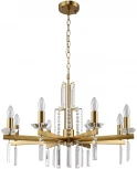 Подвесная люстра Crystal Lux MARRON SP8 BRASS