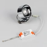 Встраиваемый точечный светильник SP-PLURIO-BUILT-R77-9W Warm3000 (BK-CHR, 36 deg, 230V) (Arlight, IP20 Металл) 037999 (LED)