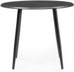 Деревянный стол Notta Абилин 90х76 мрамор черный / черный матовый 507217