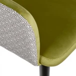 Стул Bruno ярко-зеленый с жаккардом Bradex Home RF 0360