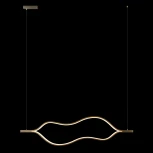 Подвесной светильник светодиодный Loft It Tape Light 10403/1200 AB (220V, на тросе)