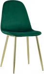 Стул Stool Group Валенсия велюр зеленый золотые ножки УТ000003334