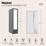 Наземный светильник Maytoni Hof O422FL-L6GF (LED, 220V, IP65)
