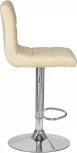 Стул барный DOBRIN CANDY (кремовый) 5006-LM CANDY, цвет сиденья кремовый, основания хром