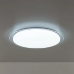 Потолочный светильник RGB круглый Citilux Спутник CL734680G (LED, 220V, пульт управления, круглые, звездное небо)