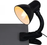 Офисная настольная лампа на прищепке Reluce 00108-0.7-01 BK (220V, выключатель)