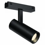 Трековый светильник магнитный 48V iLedex Vision48/25 4825-042-D55-18W-38DG-3000K-BK (круглые)