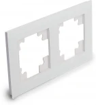 Рамка на 2 поста (белый) Stekker Катрин 39255