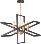 Потолочная люстра на штанге Vitaluce V3004-1/4PL (220V, свеча)