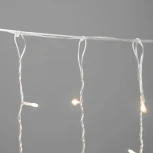 Гирлянда Занавес Облегченный 2 x 1 м тепло-белый 220В, 200 LED, провод прозрачный ПВХ, IP54 Laitcom PCL200NOT-10-2WW