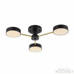 Потолочная люстра на штанге Arte Milano Ferrara 252006/3 Bk/Bk (LED, 220V, круглые)