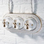 Ручка выключателя 2 шт. (золото) Ретро Werkel W6442138 (a050775)