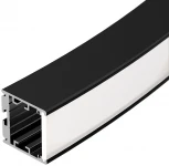 Профиль SL-ARC-3535-D1500-W90 BLACK (1180мм, дуга 1 из 4) (Алюминий) 026599 Arlight