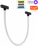 Трековый смарт-светильник с гибким неоном для низковольтного шинопровода Novotech Easy 359476 черный с двумя режимами работы LED 14W 24V 3000-6000K (умный дом - Алиса, Tuya Smart)