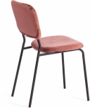 Стул CAROL (mod. UC06) Tetchair (Коралловый,Черный).