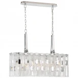 Подвесная люстра Lucia Tucci Virginia 1370.7 chrome (220V, на цепи)