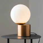 Настольная лампа Freya Barrel FR5286TL-01BS (220V, выключатель, шар)