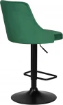 Стул барный DOBRIN JOSEPH BLACK (зеленый велюр (MJ9-88)) 5021_BlackBase-LM BLACK, цвет сиденья зеленый (MJ9-88), основания черный