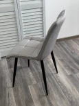 Стул CHIC VF-19/ VF-20 светло-серый/ серый/ черный каркас, ткань M-City 628M03701