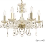 Подвесная люстра Bohemia 117 117/6/165 G (220V, подвески, на цепи, подсвечник, свеча)