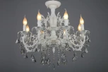 Подвесная люстра Omnilux Catanzaro OML-30807-08 (220V, на цепи, подсвечник, свеча)
