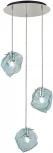 Подвесной светильник ST Luce Portici SL1175.113.03 Хром/Светло-голубой E14 3*40W