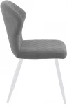 Стул 239М B22 GREY, ножки белые Dikline 00-00063231