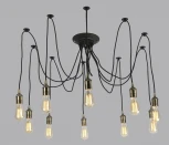 Подвесной светильник Omnilux OML-912 OML-91203-10 (220V, на проводе, паук)