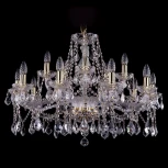 Подвесная люстра Bohemia 1413 1413/10+5/300/G/Leafs