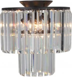 Потолочная люстра Vitaluce V5153-1/4PL, 4xE14 макс. 40Вт (220V, хрусталь)