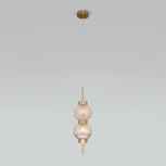 Подвесной светильник Eurosvet Plaza 50186/2 латунь