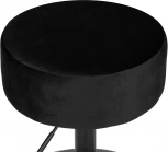 Пуф DOBRIN DANNY BLACK (черный велюр (MJ9-101)) 2050_BlackBase-LM BLACK, цвет сиденья черный (MJ9-101), основания