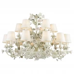 Подвесная большая люстра Lucia Tucci Fiori Di Rose 1775.18 (220V, на цепи, цветы, ветки, розы)