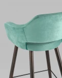 Стул барный Stool Group Саймон велюр морской УТ000025183