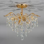 Люстра потолочная на штанге Mona 1128/4 E27*60W French Gold