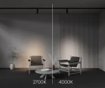 Трековый светильник трехфазный 20W 220V Maytoni Focus Zoom TR198-3-20W2.7K-Z-B (LED, круглые)