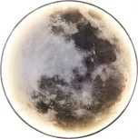 Настенный светильник диммируемый Kink Light Спутник 07831-100,19 черный Led 60W с пультом ДУ (регулировка яркости, 220V, круглые)