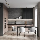 Шинопровод под гипсокартон магнитный Elektrostandard Slim Magnetic встраиваемый с местом под светодиодную ленту чёрный 2м 85132/00 (48V)