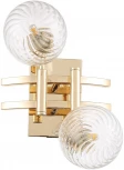 Настенный светильник Crystal Lux LUXURY AP2 GOLD (220V, на тросе, шарики)