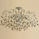 Потолочная люстра хрустальная на штанге Reluce 08285-0.4-08 CR (220V)