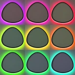 Потолочный светильник RGB светодиодный с пультом Citilux Тrio CL215B240E (220V)