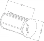 Встраиваемый светильник уличный IP65 Maytoni Flash O044DL-L1S3K (LED, 220V, круглые)