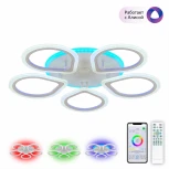 Потолочная люстра RGB Citilux Транай Смарт CL235A150E (LED, 220V, умный дом - Алиса, Маруся, Сири, цветы)