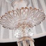 Интерьерная настольная лампа Eurosvet 01002-01003 01002/1 белый с золотом (220V)