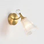 Бра Lumion Aurica 8046/1W латунь/прозрачный, металл/стекло E14 40W 220V