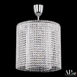 Потолочная люстра на штанге светодиодная с пультом APL LED Sicilia SH01.35.A.LED-DIM.Ni.Tube (220V, хрусталь)